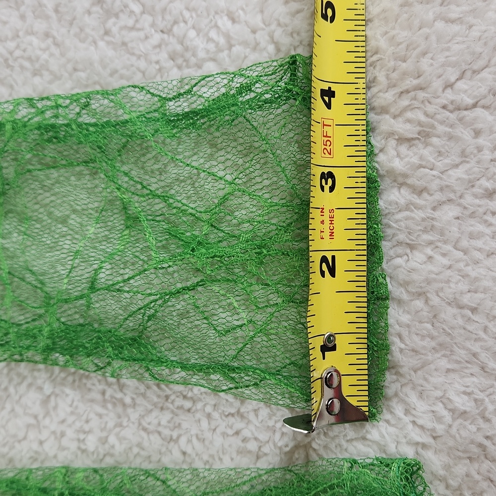 LACE Spider web lace gloves green Halloween, so witchy and fun!!! - Picture 4 of 5